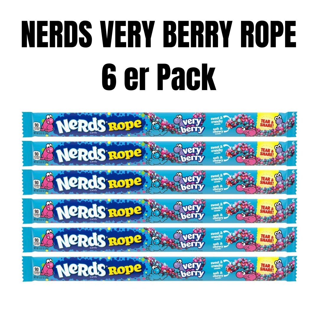 Nerds Very Berry Rope  6 er Pack