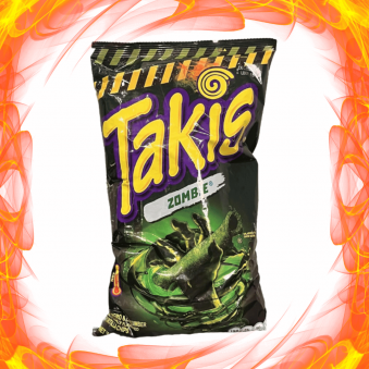 Takis | Zombi Edition 92,4g, Tortilla Chips, Hot Chilli Pepper, Scharf, USA Snack