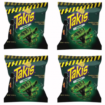 4 x Takis 28g Takis Hero Pack Bundle - Special Edition TAKIS ZOMBIE - Chips 