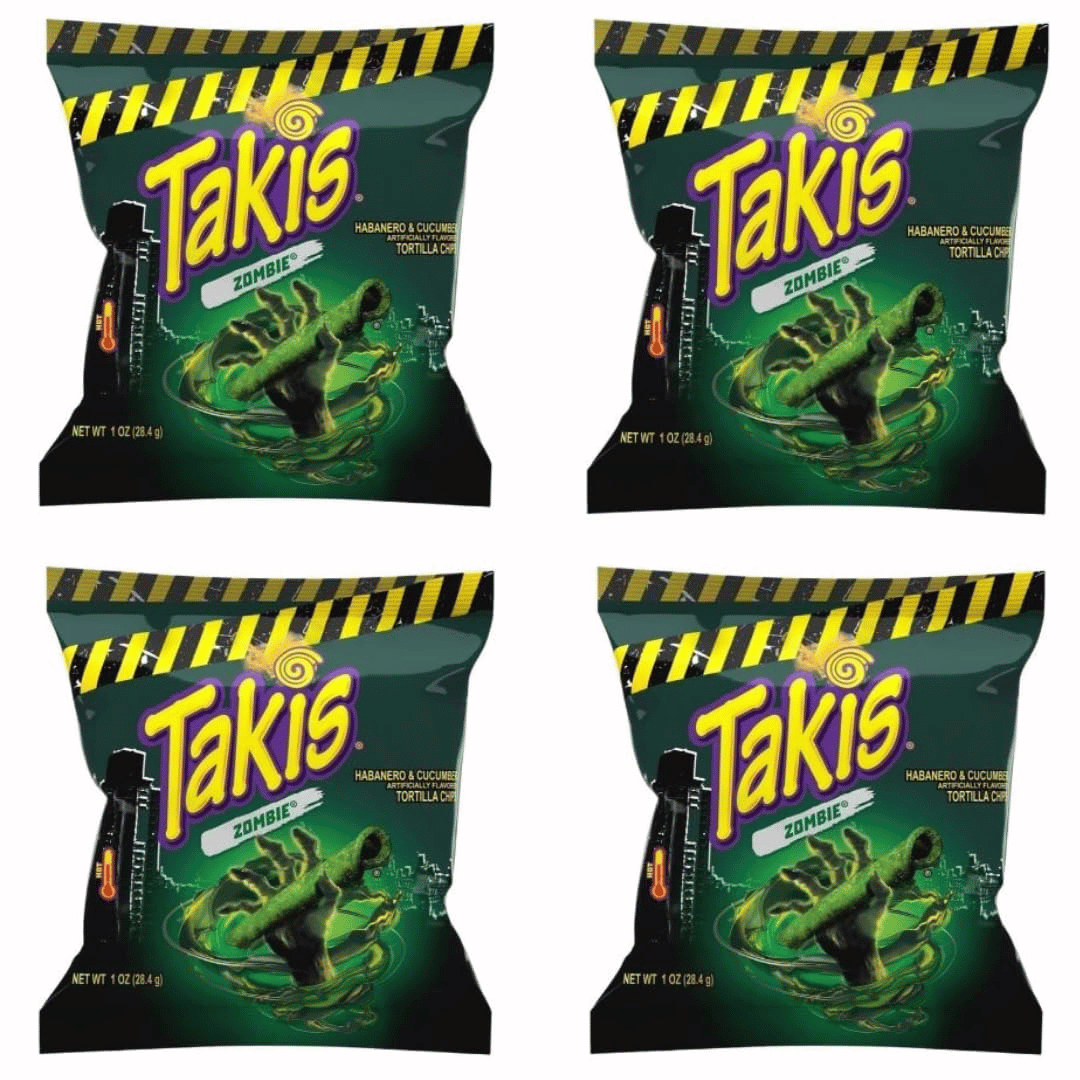 4 x Takis 28g Special Edition TAKIS ZOMBIE